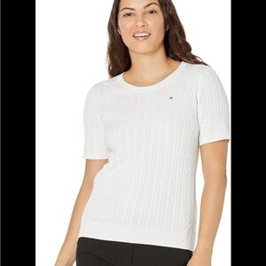 (2) Tommy Hilfiger Cable Knit Top